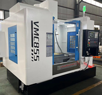 Centre d'usinage vertical de bureau CNC 3 axes VMC855 très populaire, haute vitesse 8000/10000/12000 tr/min, Fanuc