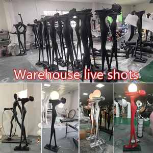 Lampade da Terra Moderne di Grandi Dimensioni, Design Creativo per la Casa, Scultura Artistica Umanoide con Luce LED per Decorazione di Hall di Hotel e Soggiorno - Product Image 3