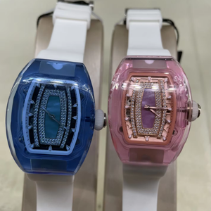 Montres haut de gamme en cristal pour la poursuite constante de la perfection, montres-bracelets pour couples, amour éternel, montres assorties - Product Image 1