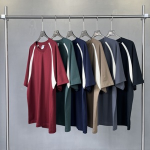 250g Men's Wholesale Breathable Quick-drying Short Sleeves t Shirt and Sport Gym Shorts and T-shirts