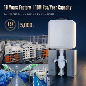 Distributeur automatique de désinfectant pour les mains en plastique, module de pompe à savon fourni par le fabricant pour une utilisation hôtelière - Product Image 1