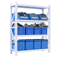 Chine Rayonnage de garage léger bon marché Étagères de rayonnage de stockage sans boulon à 4/5 niveaux à vendre