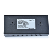 Inyector PoE activo SDAPO Puerto único 60W 10Gbps PoE ++ IEEE802.3af/AT/BT Inyector PoE estándar