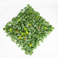 ZCHotel Restaurant Hall toit vert faux feuille herbe panneau mural verdure plafond artificiel feuilles suspendues plante pour plafond