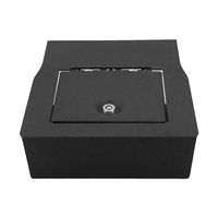 Boîte d'accoudoir pliable verrouillable pour Ford F150 2020, coffre-fort de console centrale avec serrure à code à 4 chiffres et clé