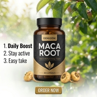 Capsules de Maca Premium 7 en 1 OEM avec Ashwagandha, Ginseng, Tribulus – Énergie Naturelle, Performance Masculine, Soutien de l'Humeur