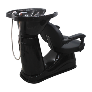 Fauteuil de lavage de cheveux noir pour salon de coiffure, équipement de spa capillaire, chaise de douche pour petit salon de barbier, vente en gros d'usine - Product Image 6