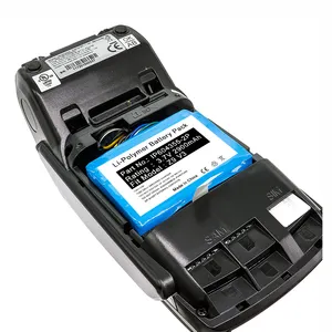 Baterai pengganti li-polimer isi ulang 3.7V 2900mAh untuk istana IP604355-2P Z9 V3 Z9 terminal sistem pos VEGA3000-3G biru