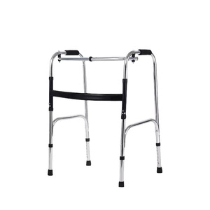 Déambulateur en alliage d'aluminium avec tube en acier épaissi, quatre pieds et poignée de soutien pour l'aide à la mobilité des personnes âgées - Product Image 2