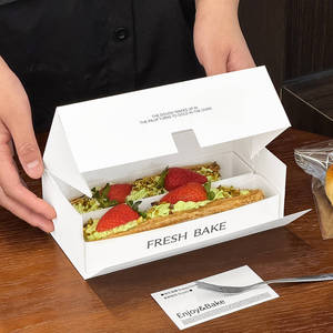 Cajas para Pasteles con Logotipo Personalizado, Biodegradables, Elegantes, Desechables, Plegables, para Panadería - Product Image 4