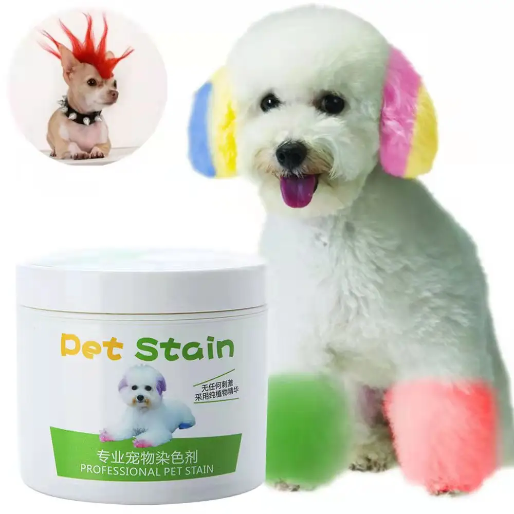 Crème colorante pour chien et chat, outil professionnel, teinture des poils du chien, pour la chevelure