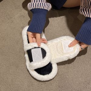 Nuova ciabatte Mao Mao ciabatte da <span class=keywords><strong>donna</strong></span> in pelle per <span class=keywords><strong>Velcro</strong></span> autunno inverno per ciabatte grande apertura piedi ciabatte moda - Product Image 4