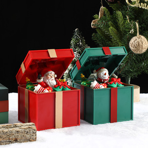 Caja de Música Luminosa Navideña, Adorno de Caja de Música Navideña, Caja de Regalo para Personas Mayores, Paquete de Regalo, Caja de Música de Regalo - Product Image 3