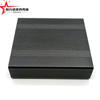 Boîtier d'extrusion en aluminium anti-ondes électromagnétiques à paroi épaisse pour transmetteur de signal et instrument de test de laboratoire