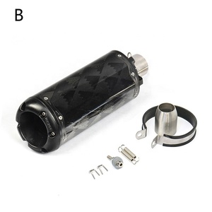 Nuevo Sistema de Escape Universal para Motocicleta de 38-51 mm, de Aleación de Aluminio y Fibra de Carbono, Modificado con CNC, Silenciador para Motocross CBR R1 R3 - Product Image 3