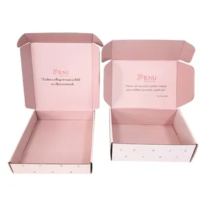 Custom Luxury Printing Logo Pink Cardboard Paper Gift Panty Paper Boxes Packaging For Lingerie