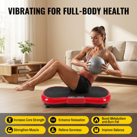 Plateforme vibrante professionnelle pour usage commercial et domestique, idéale pour la réduction de poids et la relaxation musculaire.