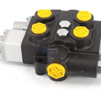 Vanne hydraulique manuelle robuste RD5200NPT-QTW-OT à 2 bobines, 250 bars, 100 L/min, connexion 3/4 NPT pour distributeurs et agents