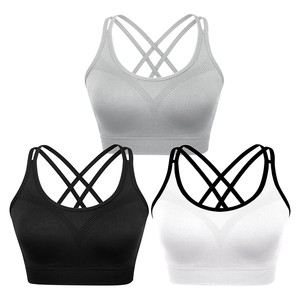 Soutien-gorge de sport personnalisé pour femme, respirant, idéal pour l'entraînement, le fitness, la course, le yoga, les vêtements de sport, avec logo couleur personnalisé - Product Image 5