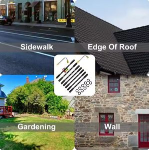 أداة غسيل الطاقة 6 فوهات أطراف عالية مع مجموعة عصا تمديد 9 قطع مرفق منظف مزراب للسقف - Product Image 6