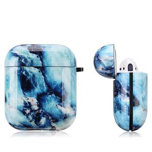 Wholesale <strong>Custom</strong> OEM Shockproof TPU Wireless Earphone Charging Protective <strong>Case</strong> for <strong>Airpod</strong> for Apple - White Marble - Product Image 4