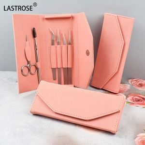 Professional 6-Piece Makeup Set for Eyebrow Grafting & Eyelash Extension Stainless Steel Precision Scissors Tweezers Pointed Tip - Product Image 4