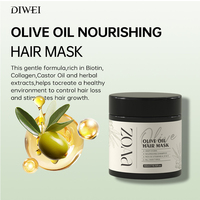 DIWEI Fournisseur en Gros OEM Professionnel Shampoing et Après-Shampoing pour Salon de Coiffure Crème Hydratante à l'Huile d'Olive à Base de Plantes Très Vendue