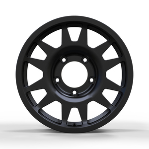 Rines de Aleación Forjados Todoterreno de Alta Resistencia, 17 y 18 Pulgadas, Negro Mate, Multirradio, para Dodge Ram, <span class=keywords><strong>Ford</strong></span>, GMC, GLS, Venta al Por Mayor de Fábrica - Product Image 1