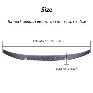 ชุดแต่งภายนอกรถยนต์ A3 S3 RS3 8V Luxury Sedan รุ่น M4 คาร์บอนไฟเบอร์ สปอยเลอร์หลังแบบกำหนดเอง ปีกหลังสำหรับใส่สัมภาระ ปี 2013-2020 - Product Image 3