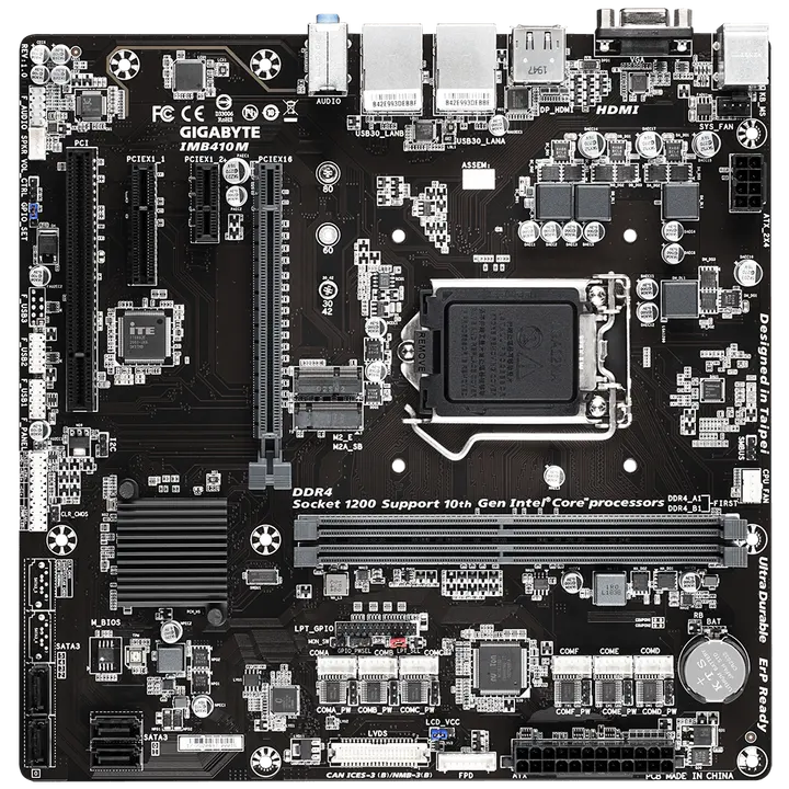 Gigabyte Micro-ITX H410 Chipset Socket LGA1200 for core i9/i7/i5/i3 Dual DDR4 H410 mainboard