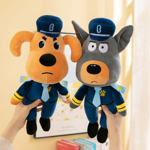 Xerife Durbin <span class=keywords><strong>Labrador</strong></span> Cute Cartoon Adventure Detective <span class=keywords><strong>Police</strong></span> Dog Plush Toy Série de presente das crianças de brinquedos de pelúcia - Product Image 5