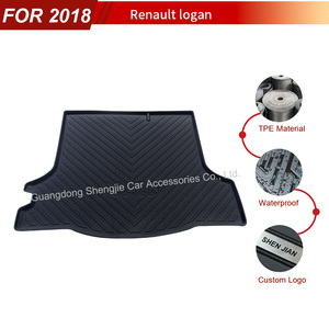 Tapis <span class=keywords><strong>de</strong></span> sol et <span class=keywords><strong>de</strong></span> coffre <span class=keywords><strong>de</strong></span> <span class=keywords><strong>voiture</strong></span> TPE 7D <span class=keywords><strong>de</strong></span> luxe <span class=keywords><strong>de</strong></span> haute qualité pour <span class=keywords><strong>Renault</strong></span> Logan 2018 - Accessoires en gros - Product Image 5