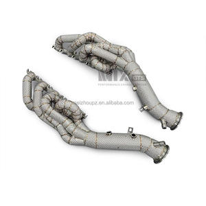 Collecteur d'échappement Racing pour Lamborghini <span class=keywords><strong>Huracan</strong></span> Tecnica 5.2L V10 2023-2025 avec catalyseur - Product Image 3