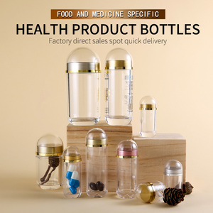 5 8 10 15 25 35 60 100 CC PS trong suốt bao bì viên nang nhựa chai thuốc chai thuốc với nắp đầy màu sắc - Product Image 4