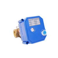 DN15 DN20 DN25 mini actionneur électrique contrôle sans fil en laiton vanne à bille motorisée avec fonction de dérivation manuelle pour une utilisation intelligente