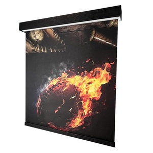 Điện cửa sổ bức tranh Rèm cơ giới thông minh in ấn Con lăn Rèm DIY đồ họa bóng râm - Product Image 2