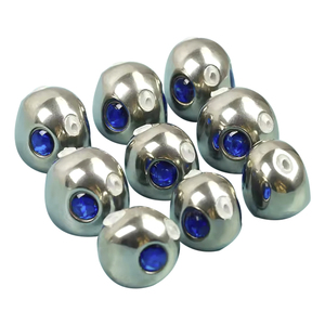 AGITEK Tête d'oiseau à haute gravité spécifique Plombs de pêche en tungstène Poids différent Plombs de pêche en tungstène Jig Accessoires de pêche - Product Image 6