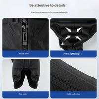 Appareil de massage des jambes à compression d'air avec 8 chambres superposées et pompe DVT pour une meilleure circulation et le soulagement des douleurs musculaires