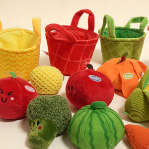 El Mejor Juguete de Peluche Montessori para Clasificar Frutas y Verduras por Color, Juguetes Sensoriales para Bebés, Figura de Acción, Juguetes Educativos Sensoriales para Niños - Product Image 4