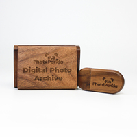 Stik memori Flash Drive Logo kustom, USB 3.0 kayu promosi 4GB 2GB 1GB kapasitas 4GB dalam berbagai ukuran