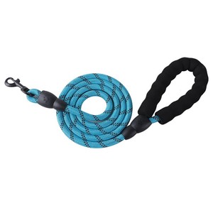 <span class=keywords><strong>Laisse</strong></span> pour <span class=keywords><strong>chien</strong></span> en nylon tressé multicolore sur mesure OEM, robuste, anti-traction, avec poignée rembourrée en mousse, réfléchissante, pour la promenade des animaux - Product Image 6