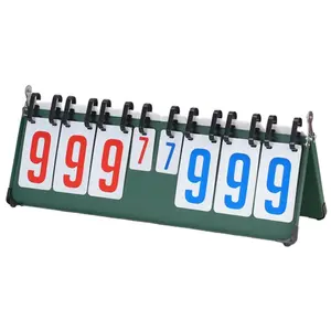 High quality portable manual scoreboard flip number scoreboard for cricket football basketball and other sports