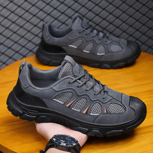 Chaussures pour hommes, nouvelles baskets décontractées, semelles épaisses, maille respirante, légères, tendance, chaussures de randonnée d'hiver pour l'extérieur - Product Image 2