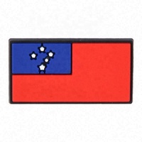 Breloques de chaussures de style néo-zélandais drapeaux Tokelau breloques de chaussures nouveau design personnalisé Australie drapeau aborigène breloques de chaussures pour la vente en gros