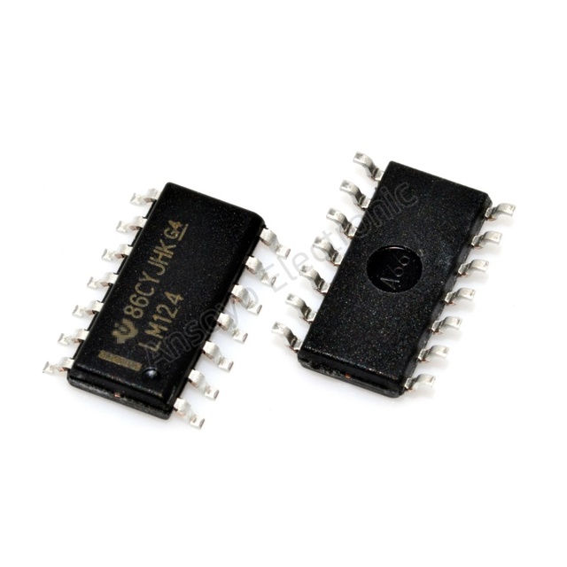 ANSOYO LM124DR LM124 OPAMP 14SOIC IC Chips Integrated Circuits Electronic Components Power Amplifier