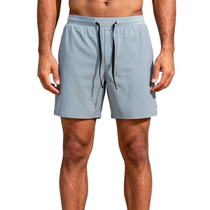 Shorts ajustables à cordon de serrage pour hommes, taille élastique, coupe confortable, séchage rapide, avec poches latérales, pour la salle de sport, l'entraînement, la remise en forme - Product Image 2