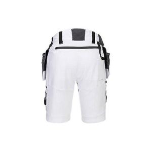 PORTWEST - DX444WHR26 DX4 Pantalones cortos de bolsillo con funda desmontable blanco-EAN 5036108410057 PANTALONES DE TRABAJO CORTOS DE TRABAJO - Product Image 2