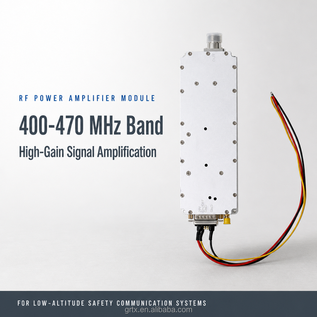 400-470MHz RF Power Amplifier Module 13W 25W 50W Customizable High Gain Communication Signal Amplifier for Base Station