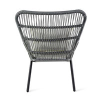 Ensemble de meubles de jardin en aluminium au design moderne, chaise longue et table d'appoint pour patio, balcon, parc, cuisine, villa