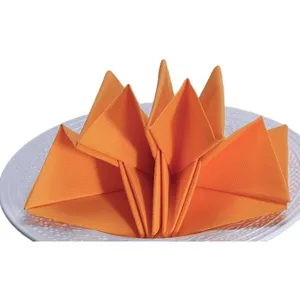 Luxury Star Fold Napkins For Wedding Christmas Birthday Yellow Solid Color Disposable Napkins